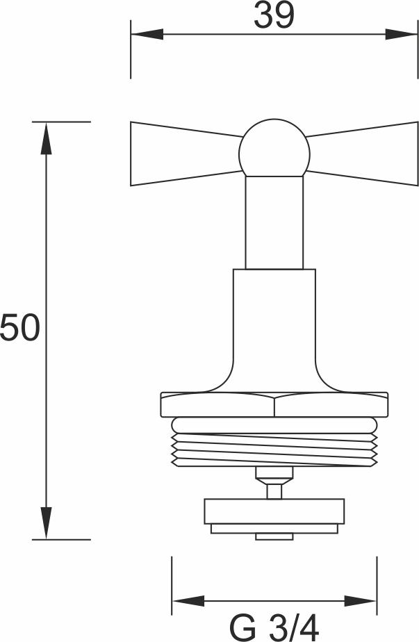 Nadogradnja za baštensku slavinu 3/4"   CF2005